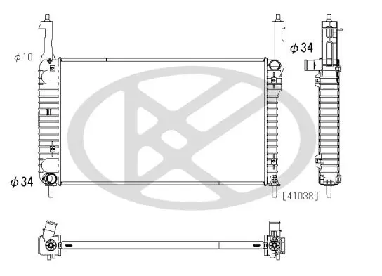 Radiators, Motora dzesēšanas sistēma KOYORAD PL313374