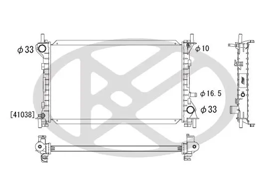 Radiators, Motora dzesēšanas sistēma KOYORAD PL321235