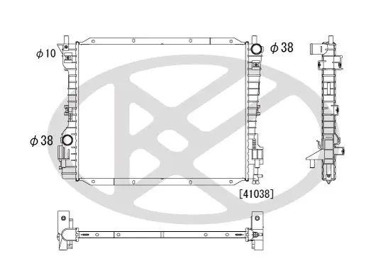 Radiators, Motora dzesēšanas sistēma KOYORAD PL321875