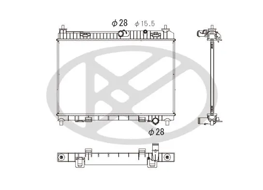 Radiators, Motora dzesēšanas sistēma KOYORAD PL322531