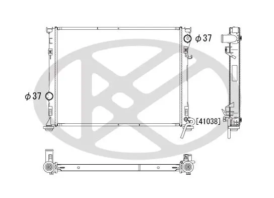 Radiators, Motora dzesēšanas sistēma KOYORAD PL331812