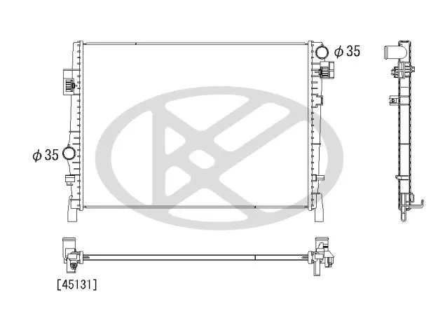 Radiators, Motora dzesēšanas sistēma KOYORAD PL332247