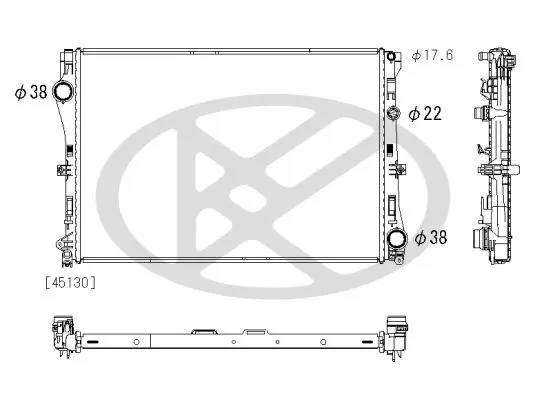 Radiators, Motora dzesēšanas sistēma KOYORAD PL413239