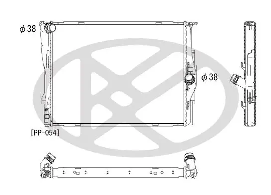 Radiators, Motora dzesēšanas sistēma KOYORAD PL422088R