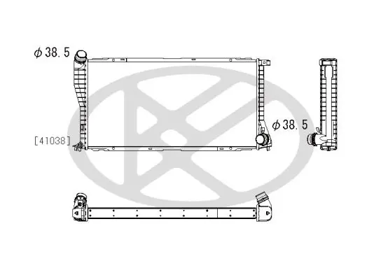 Radiators, Motora dzesēšanas sistēma KOYORAD PL422370