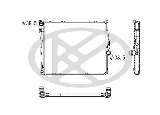 Radiators, Motora dzesēšanas sistēma KOYORAD PL422544
