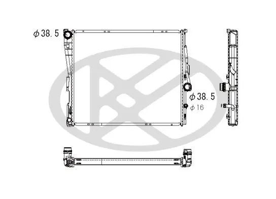 Radiators, Motora dzesēšanas sistēma KOYORAD PL422545