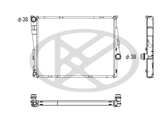 Radiators, Motora dzesēšanas sistēma KOYORAD PL422857R