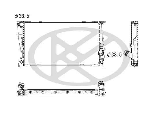 Radiators, Motora dzesēšanas sistēma KOYORAD PL422924
