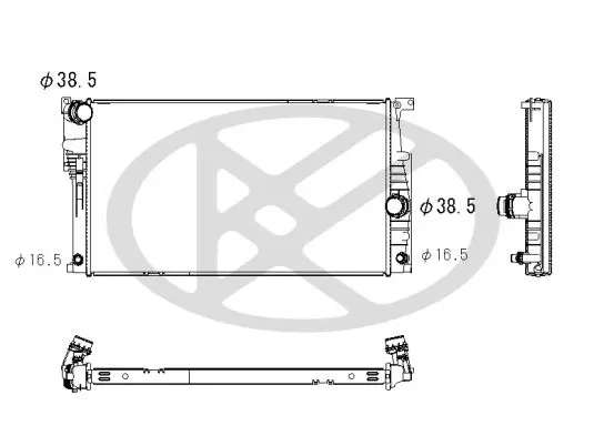 Radiators, Motora dzesēšanas sistēma KOYORAD PL422945
