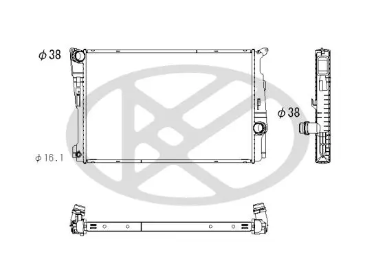 Radiators, Motora dzesēšanas sistēma KOYORAD PL422957