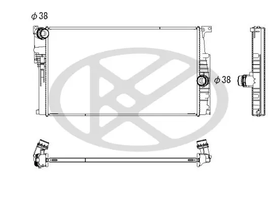 Radiators, Motora dzesēšanas sistēma KOYORAD PL423272