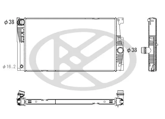 Radiators, Motora dzesēšanas sistēma KOYORAD PL423611