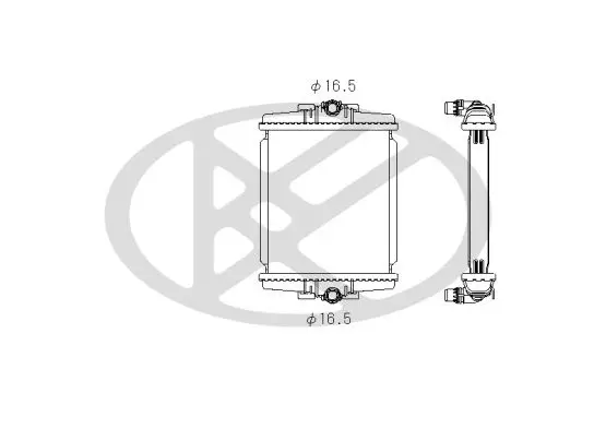 Radiators, Motora dzesēšanas sistēma KOYORAD PL423675