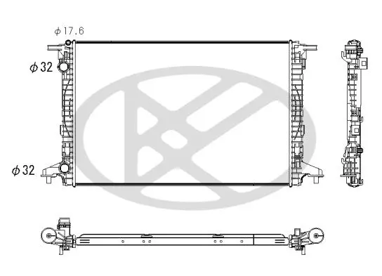 Radiators, Motora dzesēšanas sistēma KOYORAD PL443539