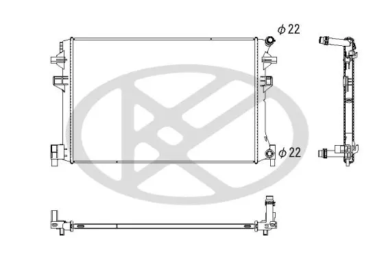 Radiators, Motora dzesēšanas sistēma KOYORAD PL443810