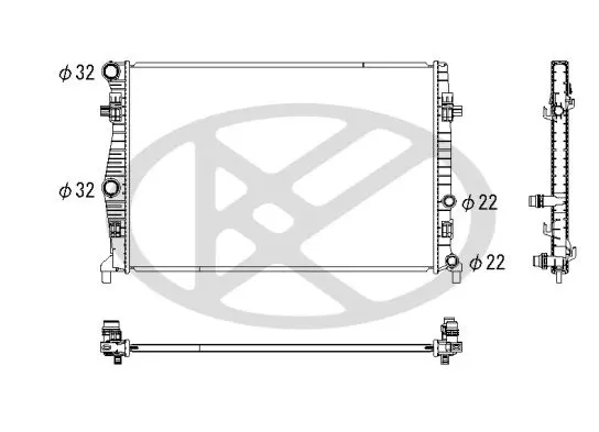 Radiators, Motora dzesēšanas sistēma KOYORAD PL443888