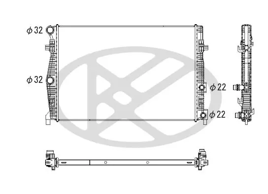 Radiators, Motora dzesēšanas sistēma KOYORAD PL443893