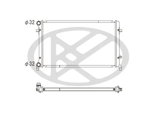 Radiators, Motora dzesēšanas sistēma KOYORAD PL452657