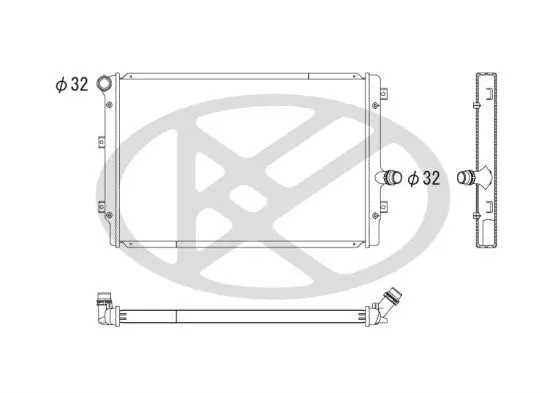 Radiators, Motora dzesēšanas sistēma KOYORAD PL452659