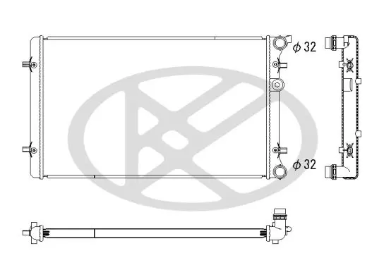 Radiators, Motora dzesēšanas sistēma KOYORAD PL452880U02