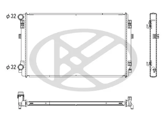 Radiators, Motora dzesēšanas sistēma KOYORAD PL453116