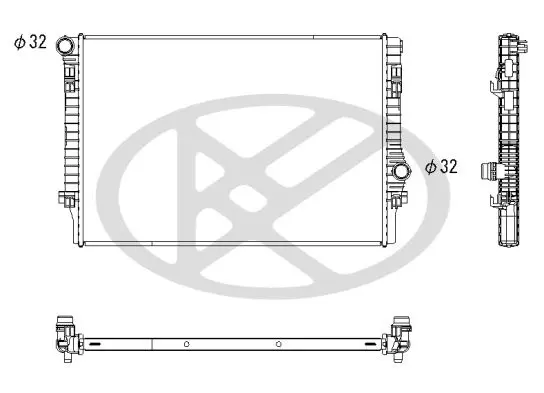 Radiators, Motora dzesēšanas sistēma KOYORAD PL453125