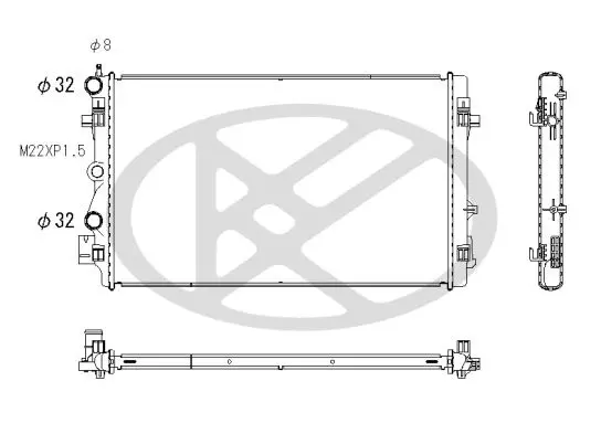 Radiators, Motora dzesēšanas sistēma KOYORAD PL453429