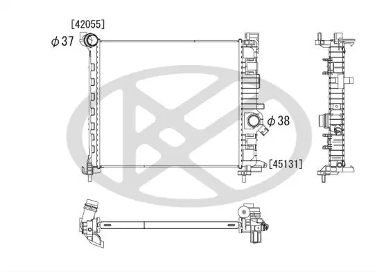 Radiators, Motora dzesēšanas sistēma KOYORAD PL462794