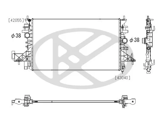Radiators, Motora dzesēšanas sistēma KOYORAD PL463507