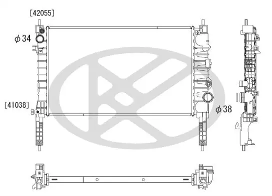 Radiators, Motora dzesēšanas sistēma KOYORAD PL463687