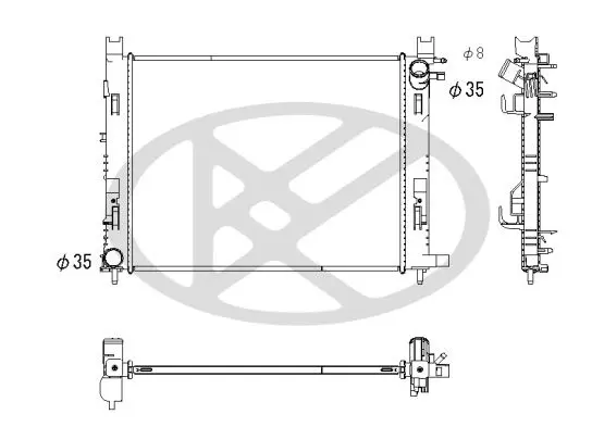Radiators, Motora dzesēšanas sistēma KOYORAD PL493524