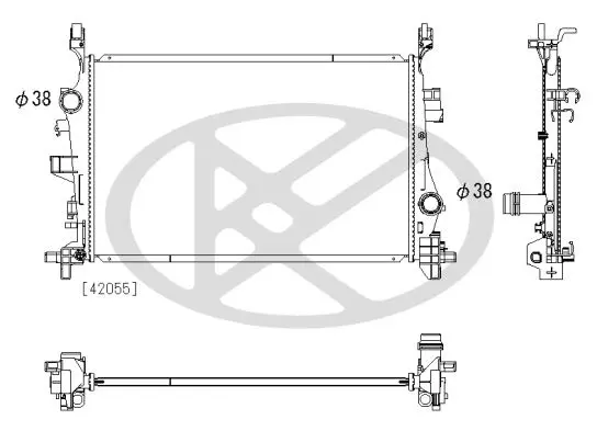 Radiators, Motora dzesēšanas sistēma KOYORAD PL513266