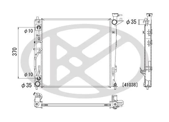 Radiators, Motora dzesēšanas sistēma KOYORAD PL812556