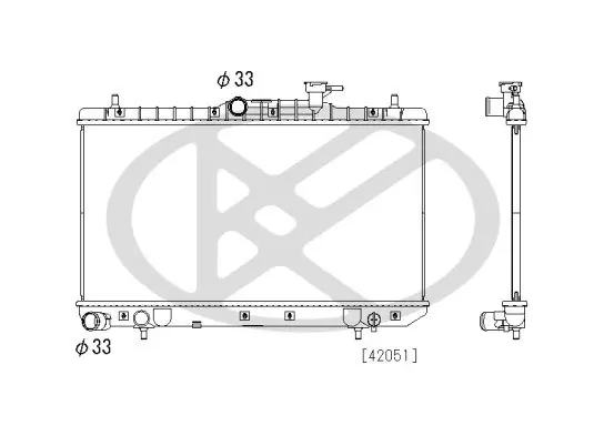 Radiators, Motora dzesēšanas sistēma KOYORAD PL812976R
