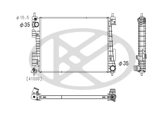 Radiators, Motora dzesēšanas sistēma KOYORAD PL813920