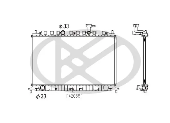 Radiators, Motora dzesēšanas sistēma KOYORAD PL822456