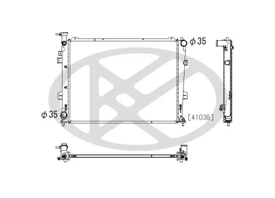 Radiators, Motora dzesēšanas sistēma KOYORAD PL822457