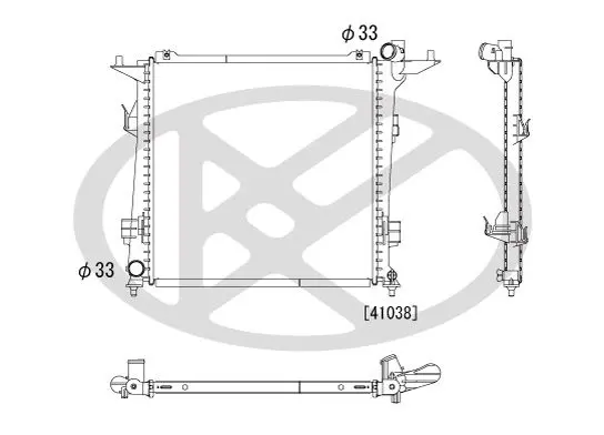 Radiators, Motora dzesēšanas sistēma KOYORAD PL822550