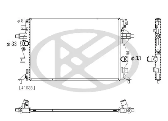 Radiators, Motora dzesēšanas sistēma KOYORAD PL823454