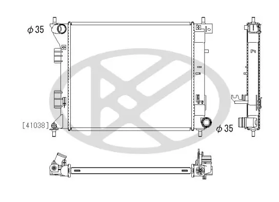 Radiators, Motora dzesēšanas sistēma KOYORAD PL823570