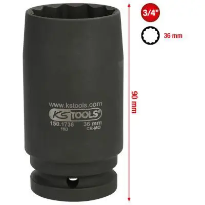 Socket Wrench Insert KS TOOLS 1501736