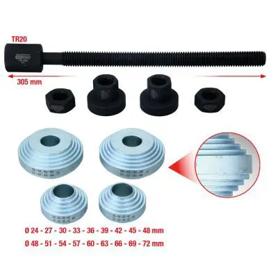 Mounting Tool Set, wheel hub/wheel bearing