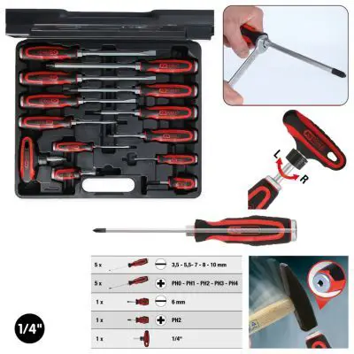Skrūvgriežu komplekts KS TOOLS 1511150