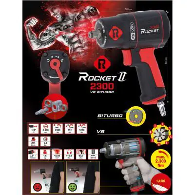 Triecienskrūvgriezis (Pneimatiskais) KS TOOLS 5120002