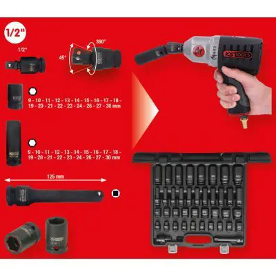 Muciņu komplekts KS TOOLS 5150065