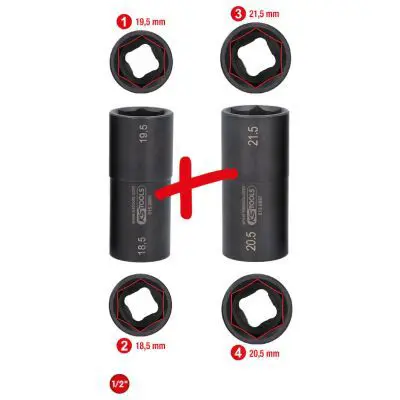 Muciņu komplekts KS TOOLS 5150895
