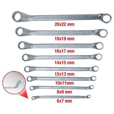 Abpusējo uzmaucamo atslēgu komplekts KS TOOLS