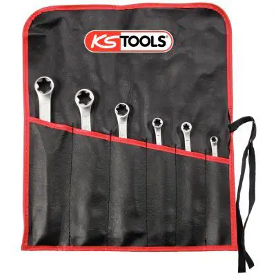 Abpusējo uzmaucamo atslēgu komplekts KS TOOLS