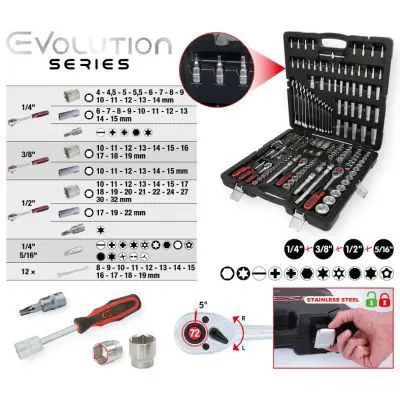 Muciņatslēgu komplekts KS TOOLS 9170216